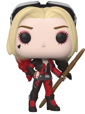 NWT Funko Pop Harley Quinn 1108 Vinyl Figure with Red and Black Outfit